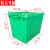 塑料周转箱带盖物流运输箱加厚物料箱框长方形斜插式收纳箱塑料箱 长宽高60*40*31厘米绿色 长宽高60*40*45厘米特大号绿色 大号