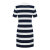 ARTIS女装 蓝白间色条纹运动连衣裙AR5227001-063 如图 S