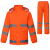 安先达雨衣防汛雨衣反光分体雨衣套装 150D牛津布兰格橙 XL 