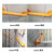 定制适用内部钢管 特厚黄色卫生间无障碍扶手栏杆老人防滑1.2米不锈钢打孔 第四代-白色-长-30cm（加厚