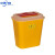 锐器盒废物利器盒一次性圆形方形 黄色针头小型垃圾桶 圆形8L
