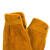 昊鹰 电焊牛皮袖套焊工护袖牛皮防烫耐高温 劳保防护袖套耐磨隔热  黄色55cm