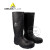 代尔塔 DELTAPLUS 301407 PVC防水防滑安全靴  1双 黑色 40