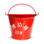谋福CNMF消防桶消防铲子黄沙桶水桶半圆红色消防器材【消防桶铁锹手套(消防备用套装）】477