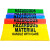 聚乙烯防化垃圾袋实验室生物危险品废物耐酸碱腐蚀蓝黄红紫色 黄色 48*76cm16丝50只 加厚