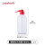 LABSHARK 洗瓶塑料实验室冲洗瓶弯头边管洗瓶吹气瓶【PE红头】500mL 1个