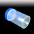 午励 采样杯 一次性螺口尿杯 实验室塑料尿杯带旋盖 50个装 40ml 