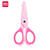 得力 （deli） 学生文具儿童剪刀卡通安全剪刀圆头手工剪纸刀 6071 粉色