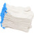 玛仕福 劳保手套工作耐磨加厚白棉线劳动干活防滑款（600点胶）120双