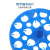 安达通 水浴锅漂浮 塑料多用圆形泡沫水漂浮漂浮板离心管架 圆形泡沫15孔(10个） 