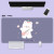 三色猫（SFMCEMQ） 卡通可爱小清新鼠标垫超大号女生ins风桌垫加厚护腕游戏电竞笔记本电脑键盘垫 5006 花朵熊 60厘米x30厘米x2毫米