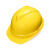 梅思安/MSA V-Gard500 PE豪华有透气孔V型安全帽 附下颚带超爱戴帽衬施工建筑 黄色 1顶 可定制 IP