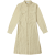 鳄鱼（LACOSTE）女装时尚优雅衬衫领百褶中长款连衣裙EF5929 E8M/米黄 34/XS