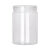级密封罐pet塑料瓶子带铝银盖加厚圆形透明广口商用包装桶 8.5*8.5cm 加厚 铝银盖 441个