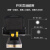 雅格 LED头灯 2W 黑色 双档调光 充电式锂电户外防水强光头灯 远射探照矿灯 YG-U106C