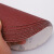 贝傅特 拉绒红砂背绒片 木材打磨片拉绒片植绒砂纸砂纸圆盘背绒 100mm（120目）12片/盒 