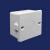 阻燃PVC86型开关盒方盖板保护盖空白面板暗装接线盒盖 方白板 内盖板（红色）送2个螺丝