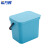 希万辉 壁挂式垃圾桶简约有盖手提悬挂式收纳桶【小号7L绿色】XWH0180