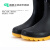 高筒耐酸碱雨靴加厚防滑防水PVC雨鞋防汛应急工地劳保胶鞋 黑色 42码