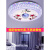 LED吸顶灯现代简约客厅卧室灯大气蓝牙婚房间2021年圆形灯具 花开富贵50cm三色语音款