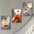 楼梯间装饰画现代客厅沙发背景墙挂画走廊过道壁画抽象三联画轻奢 D 款 30*40厘米 [挂1.5米左右的墙]