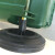 户外240升垃圾桶大轮子 120L塑料环卫垃圾桶通用轮轴配件橡胶轱辘 100L/120L通用轮单个