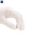 安居先森一次性乳胶手套防护手套检查手套橡胶白手套 有粉S（100只/盒）