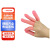 得豫工品 一次性橡胶乳胶防护劳保手指套 一包价 粉红300克 