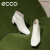 爱步（ECCO）短靴女 倪妮法式粗跟真皮女靴皮靴子 型塑 黑色29093301001 38