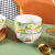 咏幻陶瓷碗家用组合儿童卡通碗可爱少女心餐具一个人创意饭碗 4.5寸4个装限时特价 售完就 5寸 4. 1个 4.5寸