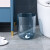 垃圾桶客厅亚克力PET透明厕所厨房创意大容量办公室卧室纸篓 16L透明款