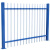 得豫工品 锌钢栅栏铁艺防护围栏 1米高2根横梁一米