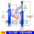 5吨油缸双向63缸径液压油顶液压缸泵站动力单元改装小型液压油缸 63*200实心电镀