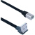 定制通用USB 2.0A公弯头转B公打印数据线 2.0打印机线 高速方口弯 A下-BM直 0.5m