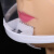 梓萤岔口罩适用于专用厨师透明微笑厨房定制食堂塑料餐饮餐厅防雾口水飞 透明花边2盒20个(可循环使用)