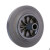 户外环卫大号穿心配件轮子120L240L通用橡胶轮垃圾桶铁芯轮实心轴 特厚橡胶轮一个