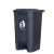 金固牢 KCAA-159 脚踏式垃圾桶 大号加厚酒店环卫清洁桶 塑料垃圾篓垃圾箱 灰色87L