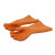 双安 25KV绝缘手套 高压防触电橡胶手套(舒适型)1付 均码 橙色