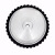 砂带机橡胶轮铝芯砂带轮打磨过砂沙带机配件沙带套轮主动轮抛光轮定制 300*50*25(孔)95度