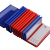 千惠侬仓库货架标识牌强磁性分区标签牌材料卡套库房仓储磁铁分类标示牌 50个蓝色3*7（2个磁）