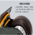 向荣动力（SUPO）重型加厚弹力橡胶减震手推车轮子 加重6寸定向轮