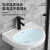 蓓尔蓝 XS007 立柱式洗手盆 小户型卫生间阳台落地式一体陶瓷盆连体盆 20寸