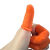 橙色麻点橡胶防滑手指套耐磨加厚乳胶防护点钞教师分翻页点钞印刷 白色防滑大号50只 女士大拇指用