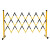 伸缩护栏/伸缩杆/电力/施工/围栏/玻璃钢/可移动/隔离带/围戒带/ 1.2*3米管式黄黑
