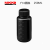日本NIKKO试剂瓶HDPE塑料瓶圆瓶大口小口黑色避光样品瓶避光液体瓶ASONE亚速旺进口耐酸碱 黑色大口圆瓶 250ml