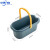 中环力安  长方形塑料拖把桶清洁洗涮墩布桶【蓝色小号】ZHLA-8770