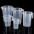 普力捷（PULIJIE）  透明测量计量杯带刻度 塑料量杯 500ml