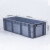 金兽EU物流箱外径:1000*400*280mm长方形塑料箱周转箱可定制GC1089加厚灰色