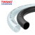 山耐斯 TWSNS PA6尼龙管高压气管油管耐酸碱腐蚀高温 PA6-10x1.5 黑色100米