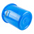 庄太太 【100L蓝色带盖】大号塑料桶 圆形收纳桶大容量水桶酒店工业环卫物业垃圾桶